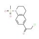 2-chloro-1-[1-(methylsulfonyl)-1,2,3,4-tetrahydroquinolin-6-yl]ethanone - chemical structure image