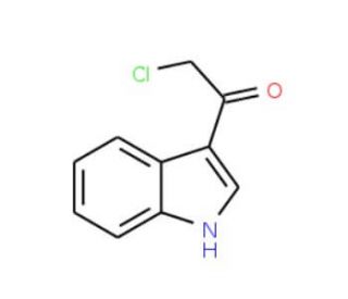 2-Chloro-1-(1H-indol-3-yl)-ethanone (CAS 28755-03-5) - chemical structure image