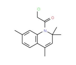2-Chloro-1-(2,2,4,7-tetramethyl-2H-quinolin-1-yl)-ethanone (CAS 28745-09-7) - chemical structure image