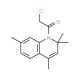 2-Chloro-1-(2,2,4,7-tetramethyl-2H-quinolin-1-yl)-ethanone (CAS 28745-09-7) - chemical structure image