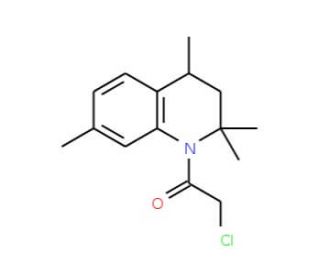 2-Chloro-1-(2,2,4,7-tetramethyl-3,4-dihydro-2H-quinolin-1-yl)-ethanone - chemical structure image