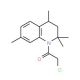 2-Chloro-1-(2,2,4,7-tetramethyl-3,4-dihydro-2H-quinolin-1-yl)-ethanone - chemical structure image