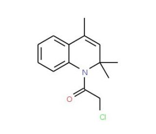 2-Chloro-1-(2,2,4-trimethyl-2H-quinolin-1-yl)-ethanone - chemical structure image