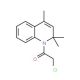 2-Chloro-1-(2,2,4-trimethyl-2H-quinolin-1-yl)-ethanone - chemical structure image