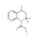 2-Chloro-1-(2,2,4-trimethyl-3,4-dihydro-2H-quinolin-1-yl)-ethanone (CAS 14036-98-7) - chemical structure image