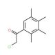 2-chloro-1-(2,3,4,5-tetramethylphenyl)ethanone (CAS 153275-53-7) - chemical structure image