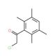 2-chloro-1-(2,3,5,6-tetramethylphenyl)ethanone (CAS 50690-13-6) - chemical structure image