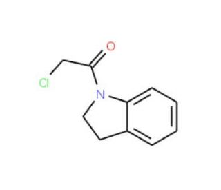 2-Chloro-1-(2,3-dihydro-indol-1-yl)-ethanone (CAS 17133-48-1) - chemical structure image