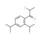 2-Chloro-1-(2,4-diisopropyl-phenyl)-propan-1-one - chemical structure image