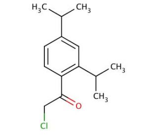 2-chloro-1-(2,4-diisopropylphenyl)ethanone - chemical structure image
