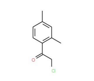 2-chloro-1-(2,4-dimethylphenyl)ethanone (CAS 2623-45-2) - chemical structure image