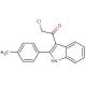 2-chloro-1-[2-(4-methylphenyl)-1H-indol-3-yl]ethanone - chemical structure image