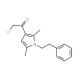 2-chloro-1-[2,5-dimethyl-1-(2-phenylethyl)-1H-pyrrol-3-yl]ethanone - chemical structure image
