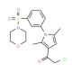 2-Chloro-1-{2,5-dimethyl-1-[3-(morpholine-4-sulfonyl)-phenyl]-1H-pyrrol-3-yl}-ethanone - chemical structure image