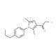 2-chloro-1-[2,5-dimethyl-1-(4-propylphenyl)-1H-pyrrol-3-yl]ethanone - chemical structure image