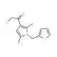 2-Chloro-1-(2,5-dimethyl-1-thiophen-2-ylmethyl-1H-pyrrol-3-yl)-ethanone - chemical structure image
