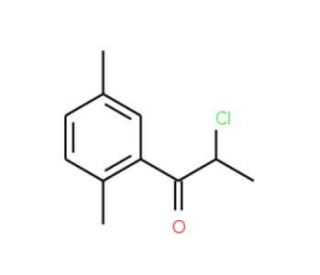 2-Chloro-1-(2,5-dimethyl-phenyl)-propan-1-one (CAS 88632-72-8) - chemical structure image