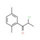 2-Chloro-1-(2,5-dimethyl-phenyl)-propan-1-one (CAS 88632-72-8) - chemical structure image