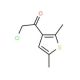 2-chloro-1-(2,5-dimethylthien-3-yl)ethanone (CAS 31772-43-7) - chemical structure image
