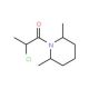 2-Chloro-1-(2,6-dimethyl-piperidin-1-yl)-propan-1-one - chemical structure image