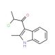 2-chloro-1-(2-methyl-1H-indol-3-yl)propan-1-one - chemical structure image