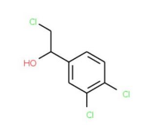 2-Chloro-1-(3,4-dichloro-phenyl)-ethanol (CAS 53065-95-5) - chemical structure image