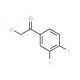 2-Chloro-1-(3,4-difluoro-phenyl)-ethanone (CAS 51336-95-9) - chemical structure image