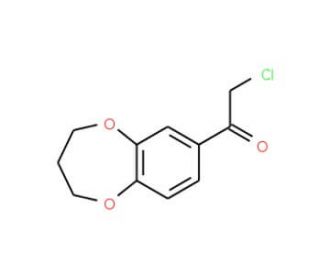 2-Chloro-1-(3,4-dihydro-2H-benzo[b][1,4]dioxepin-7-yl)-ethanone - chemical structure image