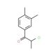 2-Chloro-1-(3,4-dimethyl-phenyl)-propan-1-one - chemical structure image