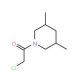 2-Chloro-1-(3,5-dimethyl-piperidin-1-yl)-ethanone (CAS 158890-34-7) - chemical structure image