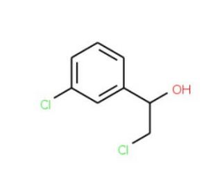 2-Chloro-1-(3-chloro-phenyl)-ethanol (CAS 106262-93-5) - chemical structure image