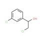 2-Chloro-1-(3-chloro-phenyl)-ethanol (CAS 106262-93-5) - chemical structure image