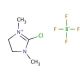 2-Chloro-1,3-dimethylimidazolidinium tetrafluoroborate (CAS 153433-26-2) - chemical structure image