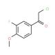 2-chloro-1-(3-fluoro-4-methoxyphenyl)ethanone - chemical structure image