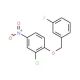 2-Chloro-1-(3-fluorobenzyloxy)-4-nitrobenzene (CAS 443882-99-3) - chemical structure image