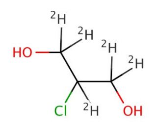 2-Chloro-1,3-propanediol-d5 (CAS 1216764-05-4) - chemical structure image