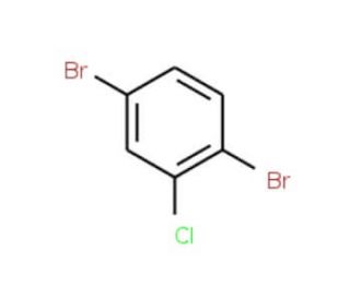 2-Chloro-1,4-dibromobenzene (CAS 3460-24-0) - chemical structure image