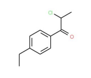 2-Chloro-1-(4-ethyl-phenyl)-propan-1-one (CAS 132560-66-8) - chemical structure image