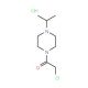 2-Chloro-1-(4-isopropyl-piperazin-1-yl)-ethanone hydrochloride (CAS 185547-14-2) - chemical structure image