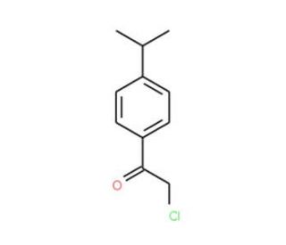 2-chloro-1-(4-isopropylphenyl)ethanone (CAS 21886-60-2) - chemical structure image