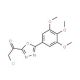 2-chloro-1-[5-(3,4,5-trimethoxyphenyl)-1,3,4-oxadiazol-2-yl]ethanone - chemical structure image
