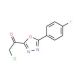 2-chloro-1-[5-(4-fluorophenyl)-1,3,4-oxadiazol-2-yl]ethanone - chemical structure image