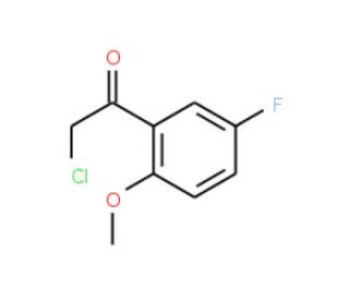 2-chloro-1-(5-fluoro-2-methoxyphenyl)ethanone - chemical structure image