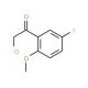 2-chloro-1-(5-fluoro-2-methoxyphenyl)ethanone - chemical structure image