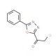 2-chloro-1-(5-phenyl-1,3,4-oxadiazol-2-yl)ethanone - chemical structure image