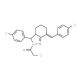 2-Chloro-1-[7-(4-chloro-benzylidene)-3-(4-chloro-phenyl)-3,3a,4,5,6,7-hexahydro-indazol-2-yl]-ethanone - chemical structure i