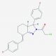 2-Chloro-1-[7-(4-fluoro-benzylidene)-3-(4-fluoro-phenyl)-3,3a,4,5,6,7-hexahydro-indazol-2-yl]-ethanone (CAS 380196-78-1) - ch