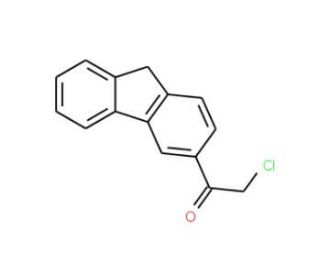 2-Chloro-1-(9H-fluoren-3-yl)-ethanone - chemical structure image