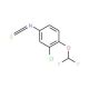 2-Chloro-1-difluoromethoxy-4-isothiocyanato-benzene - chemical structure image