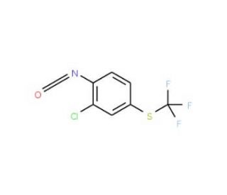 2-Chloro-1-isocyanato-4-trifluoromethylsulfanyl-benzene - chemical structure image